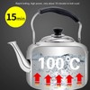 Whistling Teapots,Tea Kettle Anti Rust Stainless Steel Comfortable Grip Kettle