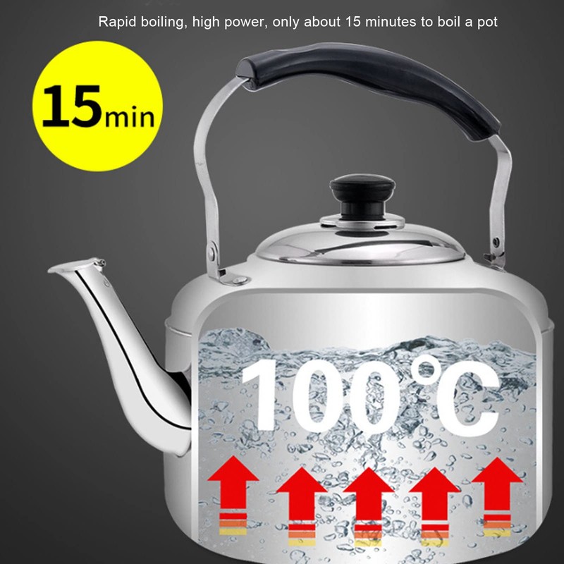 Whistling Teapots,Tea Kettle Anti Rust Stainless Steel Comfortable Grip Kettle