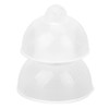10Pcs Silicone Eartips Double Layer Washable Design Antistatic Detachable Earbud