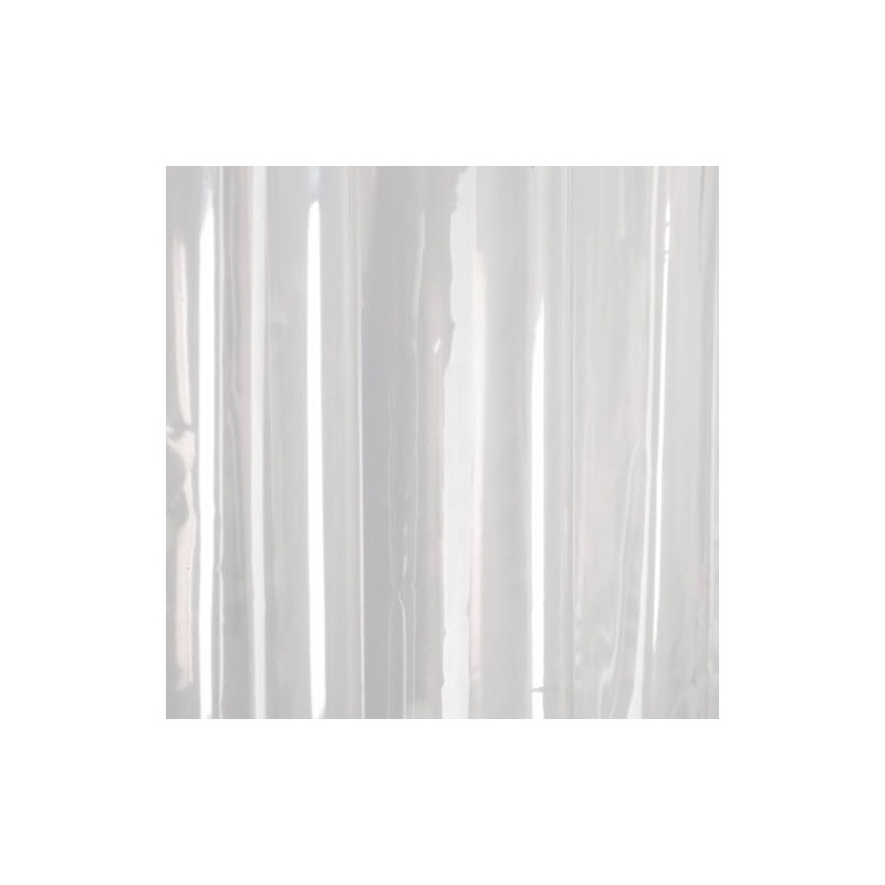 Sealskin Clear Shower Curtain, PEVA, Transparent, 180 x 200 cm