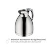 alfi HOTELLO 0.6 L Double-Walled Stainless Steel Insulated Jug Keeps