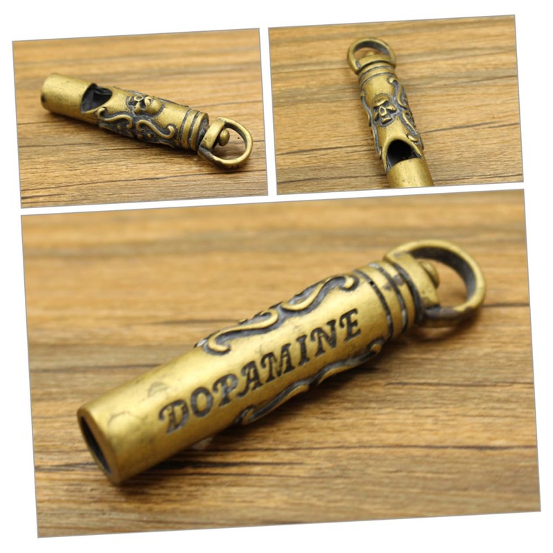 Kisangel Copper Whistle Outdoor Whistle Emergency Loud Whistle Copper Camping