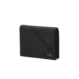 Daks (신세계강남점)DBHO5EE41BK 블랙 체크 가죽 명함지갑 (DB Shinsegae Gangnam) DBHO5EE41BK Black Check Leather Business Card Wallet