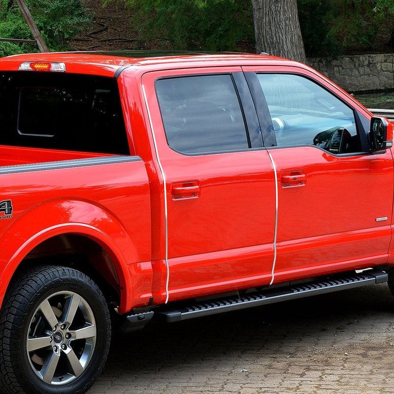 Full Size 20 Feet Chrome U Shape Truck Door Edge