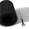 Namvo Mesh Gutter Guard,Black Plastic Gutter Leaf Guard Mesh Protection
