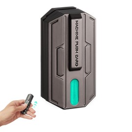 OBEST Fidget Slider, Luminous Magnetic Fidget Toys Adults, 3-Layer Push Card Sensory Toy, EDC Metal Fidget Spinner, Help with ADHD, Anxiety, Haptic Decompression