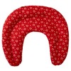 Linseed Neck Pillow with Chambers Hearts Red - Linseed Pillow