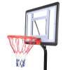 Unbranded 31"x22" Portable Swimming Pool Transparent Backboard Basketball Stand Adjustable