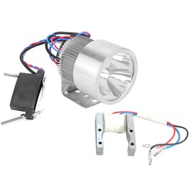 2-Stroke Bicycle Bike Tail Light Safety Lamp Riding Supercharger Set 80cc ATV 6V