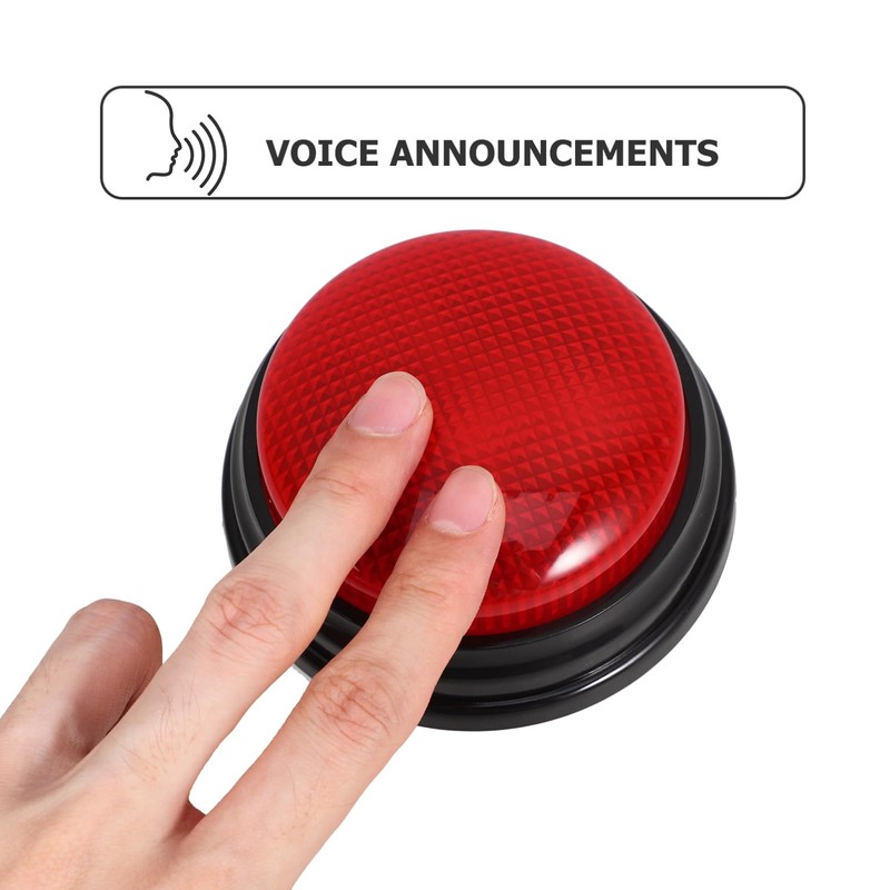UKCOCO Game Answer Buzzers: Red Round Game Show Buzzers Answer