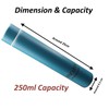Thermos Flask Slim Long Water Bottle Dopper Stainless Steel 250