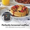 Hamilton Beach Belgian Waffle Maker with Removable PFAS-Free Durathon Nonstick