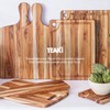 Teakhaus Teak Cutting Board - Rectangle Edge Grain Board With