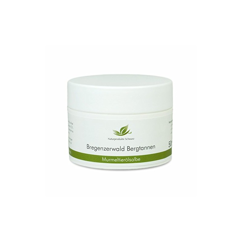 Naturprodukte Schwarz - Bregenzerwald Bergtannen - Murmeltieröl Salbe, 50ml