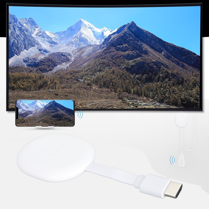 Sanpyl Display Dongle Adapter, 1080P HD Streaming Video Audio from