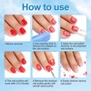 Gel Polish Remover, (3pcs) Gel Nail Polish Remover, No Need