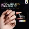 CyyaPeaap Medium Square Nail Tips, 504Pcs, No File Soft Acrylic