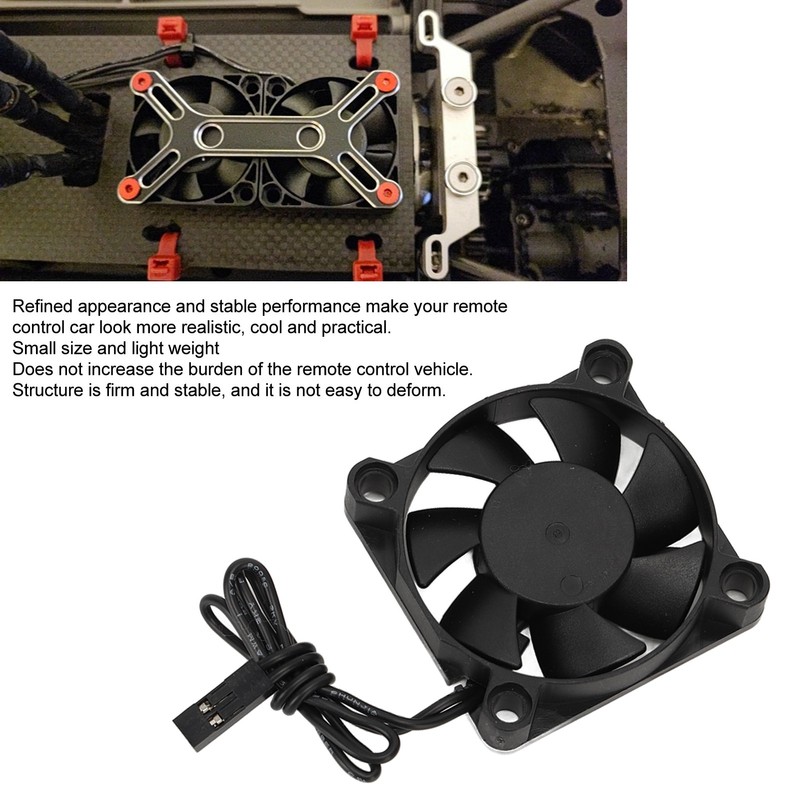 RC Cooling Fan Iron Plastic Lightweight Quick Speed RC Motor