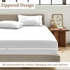 Zipper Fitted Sheet - Twin XL Size, 16 Inch Extra