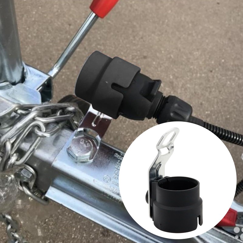 VZU 2-Piece Trailer Plug Bracket, Rotating Adapter 13 to 7