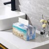 KUIFORTI Starfish Seashell Tissue Box Cover Rectangle Car Tissue Holder