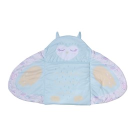 Baby Annabell Sweet Dreams 706886 Zapf Creation Swaddling Bag Purple Blue Swaddling Blanket with Ears and Wings Print for 36 and 43 cm Dolls