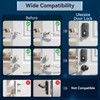 Ulecoce Keyless Entry Door Lock Built-in WiFi with Handle Set,