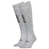 HEAD Unisex Graphic Ski Knee-High Socks Pack of 2, Grey/Green,