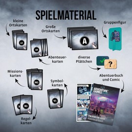 KOSMOS 684242 Adventure Games Family - Dimension 5-7, Family Game, Discover the Story, Exciting Fantasy Adventure Game, Cooperative Board Game for 1 to 4 Players from 10 Years