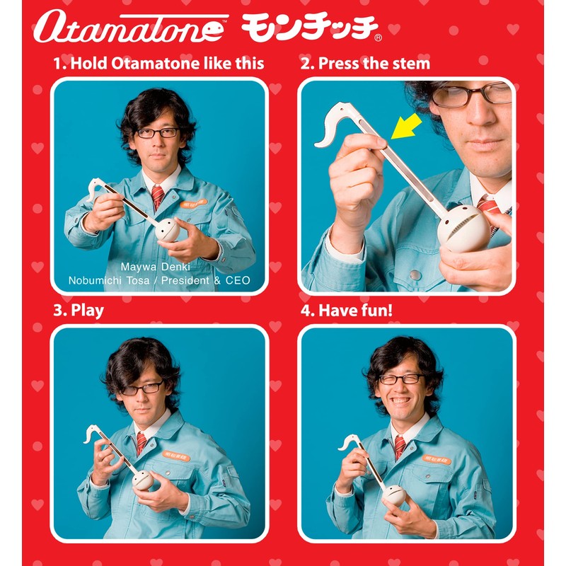 Otamatone Japanese Electronic Musical Instrument Portable Music Synthesizer from Japan