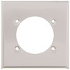 Leviton 2-Gang Power Receptacle Wallplate, Flush Mount, Standard Size, Device