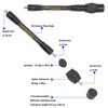 limaity Bow Stabilizer Balance Rod 6" 8" 10" 12" Adjustable
