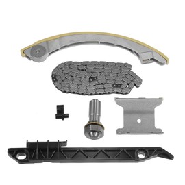 X AUTOHAUX Engine Timing Chain Kit with Chain Guide Tensioner for Chevy Cavalier Cobalt Equinox HHR Malibu 2.0L 2.2L 2.4L 2002-2005 No.12608580
