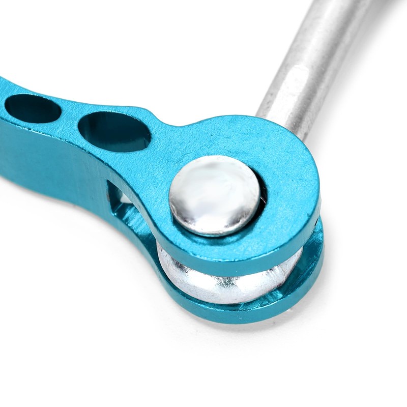 2pcs Bicycle Seatpost Binder Bolt,Blue Quick Release Bolt M6 x