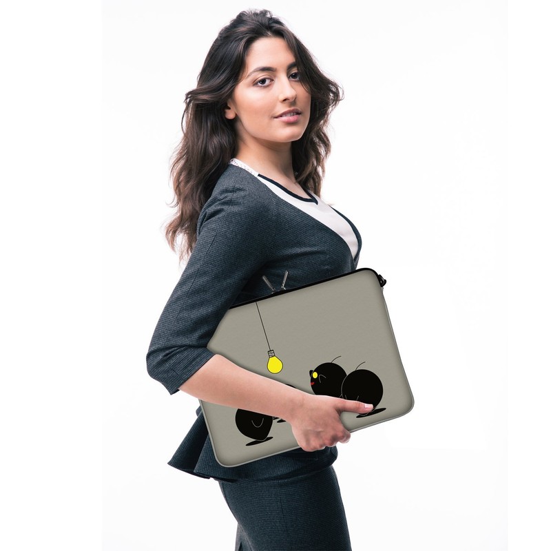 17”-17.3" inch Shoulder Laptop Messenger Solid Strong Canvas Sleeve Case