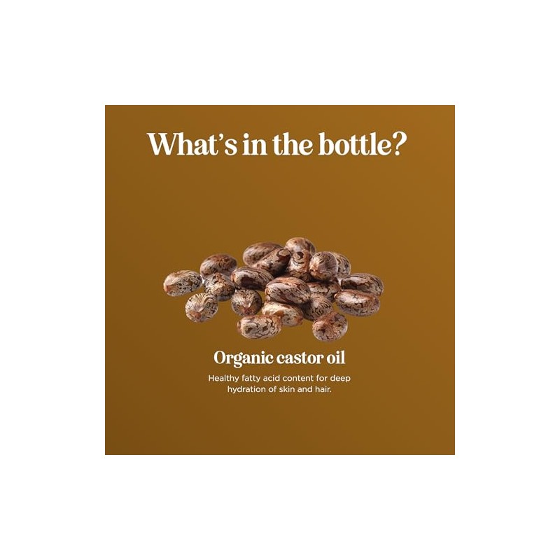 Aceite de Ricino Orgánico Maple Holistics Organic Castor Oil, Cold-Pressed,