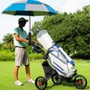 Golf Cart Umbrella Holder Stand, Adjustable Universal Umbrella Clamp for