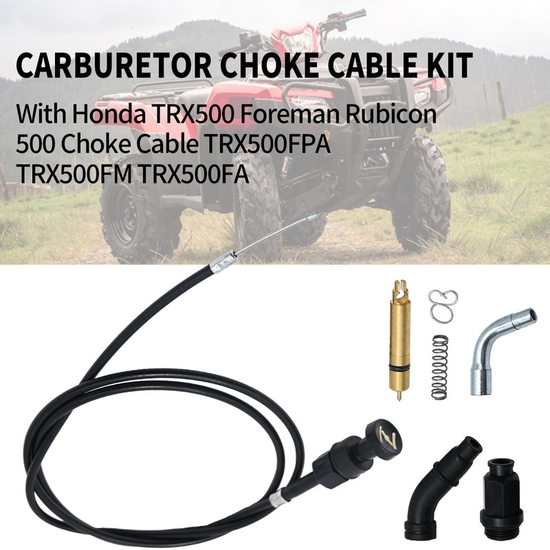 Vkinman 17950-HN0-A12 Carburetor Choke Cable and Starter Valve Plunger Kit