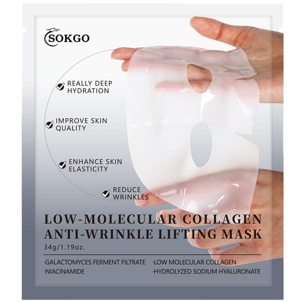 Fovcos Collagen mask, Low Molecular Weight Collagen Mask, Deep Collagen