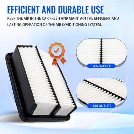 YXPCARS CA12290 Engine Cabin Air Filter for 2018 2019 2020 2021 2022 Honda Accord 1.5L