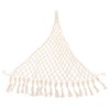 Stuffed Animal Hammock Hand Knitted Bohemian Style Cotton Rope Widely