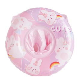 Kinder Schwimmring, Swimming Float Inflatable for Infants Baby Schwimmhilfen Spielzeug Pool Baby Schwimmen Ring, PVC Für Kleinkind 1-5(Rosa)