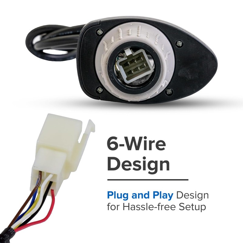 Alvey 6-Wire de velocidad variable del acelerador para la Razor