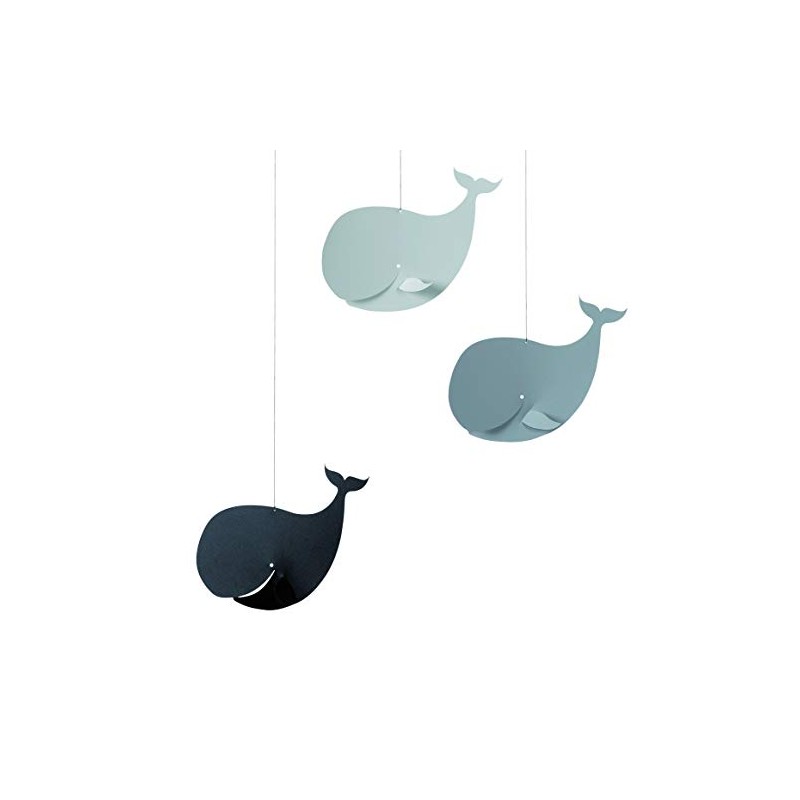 Flensted Happy Whales Green and Yellow