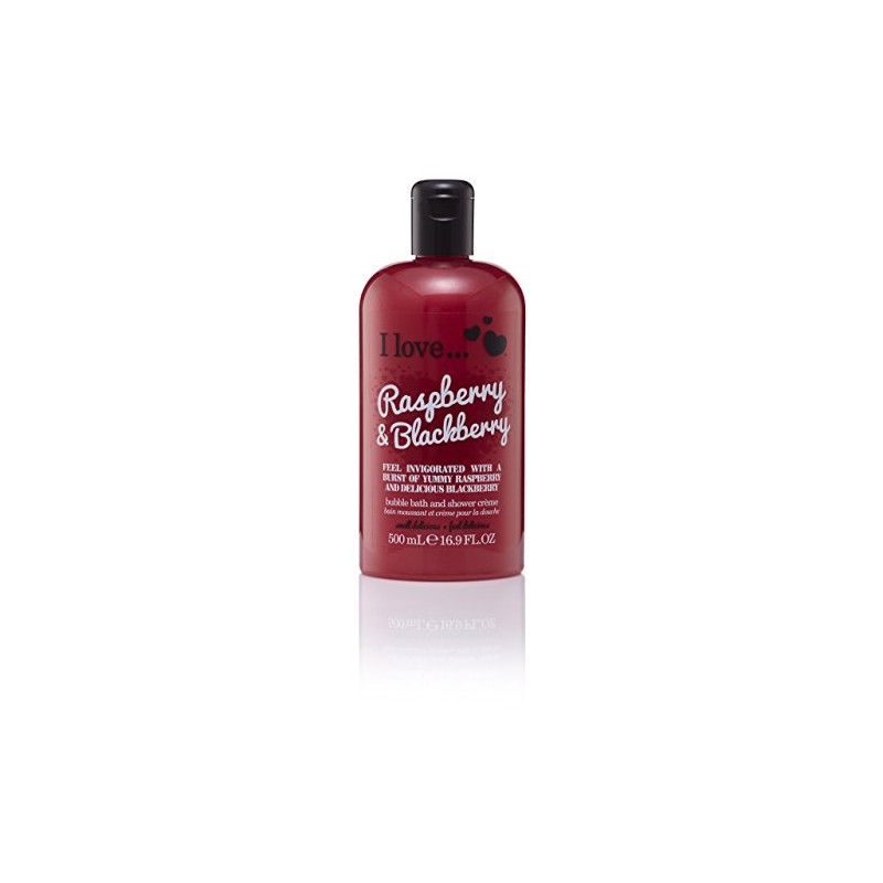 I LOVE Raspberry and Blackberry Bath and Shower Cream -