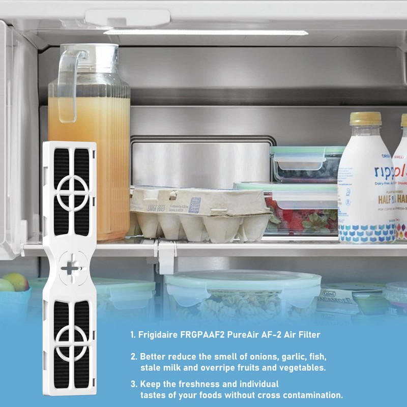 4-Pack FRGPAAF2 PureAir AF-2 Air Filters Replacement Compatible with Frigidaire