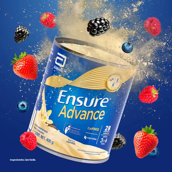 Ensure Advance Sabor Vainilla Lata 400g En Polvo