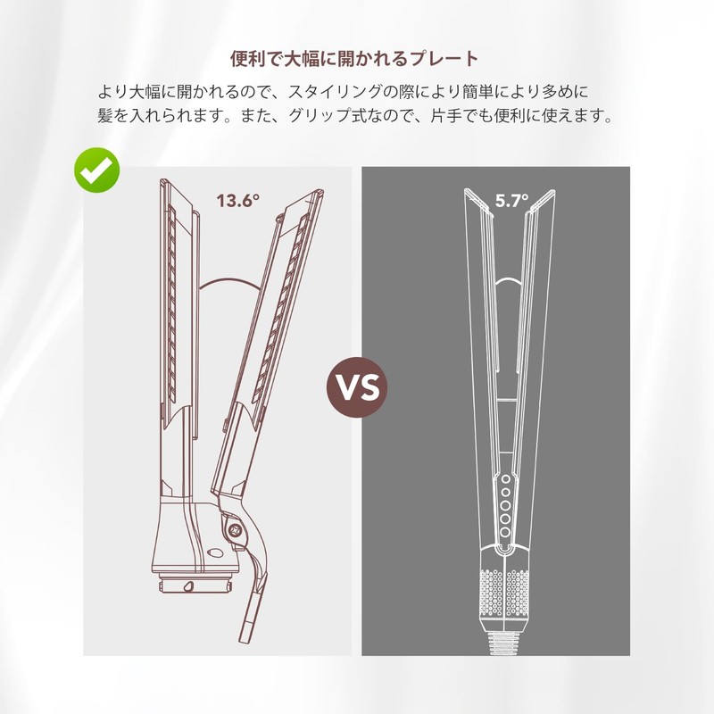 TOSAGE Attachment for DYSON AIRWRAP Dyson Airwrap Multi-Styler Straightener Conversion