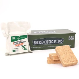 Emergency Food Supply - Original Flavor Hardtack, Mre Meals 2025, 4 Days Emergency Meals Survival Foods Bars, Emergency Supplies for Disaster Preparedness, Tin Pack, Long Shelf Life