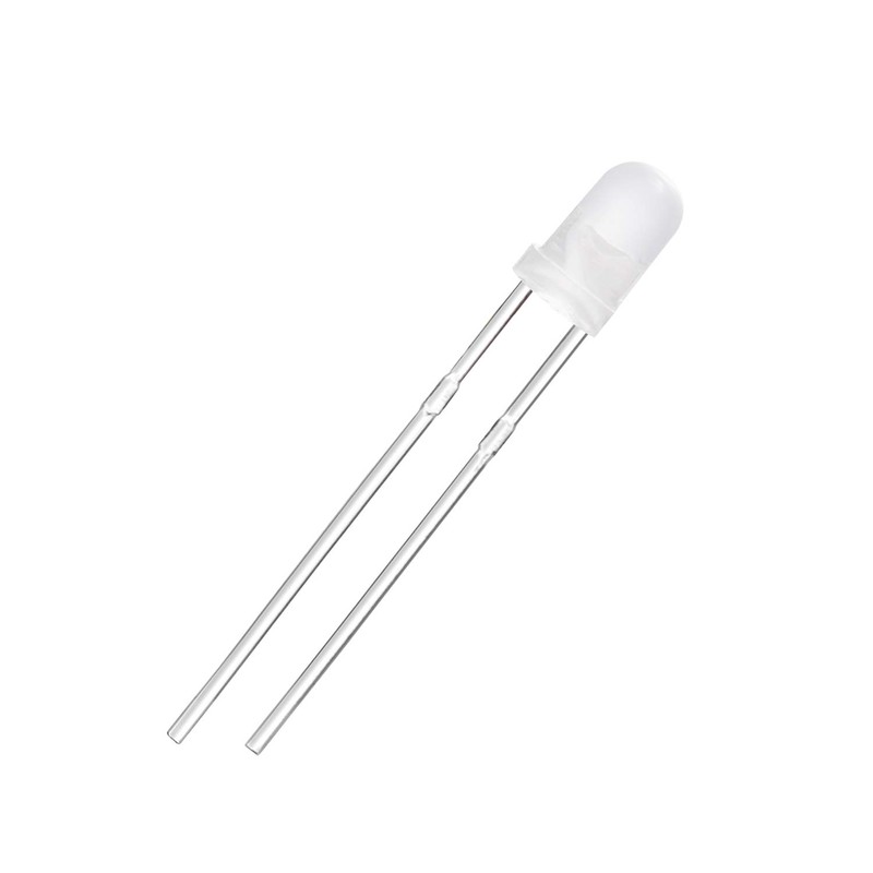 Chanzon 100 pcs 3mm Yellow Diffused LED Diode Lights (Frosted